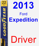 Driver Wiper Blade for 2013 Ford Expedition - Premium