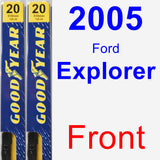 Front Wiper Blade Pack for 2005 Ford Explorer - Premium