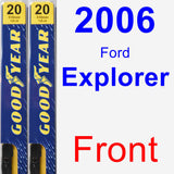 Front Wiper Blade Pack for 2006 Ford Explorer - Premium