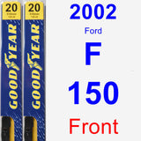 Front Wiper Blade Pack for 2002 Ford F-150 - Premium