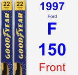 Front Wiper Blade Pack for 1997 Ford F-150 - Premium