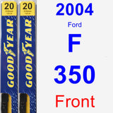 Front Wiper Blade Pack for 2004 Ford F-350 - Premium