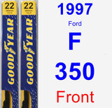 Front Wiper Blade Pack for 1997 Ford F-350 - Premium