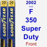 Front Wiper Blade Pack for 2002 Ford F-350 Super Duty - Premium