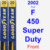 Front Wiper Blade Pack for 2002 Ford F-450 Super Duty - Premium