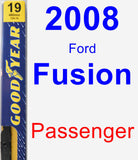 Passenger Wiper Blade for 2008 Ford Fusion - Premium