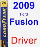 Driver Wiper Blade for 2009 Ford Fusion - Premium