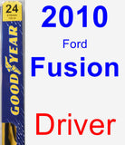 Driver Wiper Blade for 2010 Ford Fusion - Premium