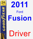 Driver Wiper Blade for 2011 Ford Fusion - Premium