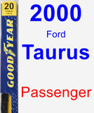 Passenger Wiper Blade for 2000 Ford Taurus - Premium