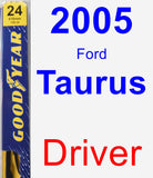 Driver Wiper Blade for 2005 Ford Taurus - Premium