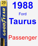 Passenger Wiper Blade for 1988 Ford Taurus - Premium