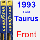 Front Wiper Blade Pack for 1993 Ford Taurus - Premium