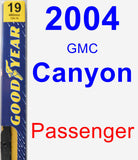 Passenger Wiper Blade for 2004 GMC Canyon - Premium