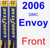 Front Wiper Blade Pack for 2006 GMC Envoy - Premium