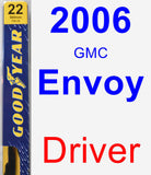 Driver Wiper Blade for 2006 GMC Envoy - Premium