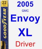 Driver Wiper Blade for 2005 GMC Envoy XL - Premium