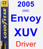 Driver Wiper Blade for 2005 GMC Envoy XUV - Premium