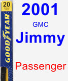 Passenger Wiper Blade for 2001 GMC Jimmy - Premium