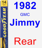 Rear Wiper Blade for 1982 GMC Jimmy - Premium