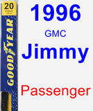 Passenger Wiper Blade for 1996 GMC Jimmy - Premium