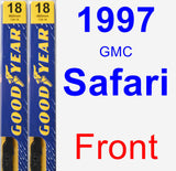 Front Wiper Blade Pack for 1997 GMC Safari - Premium