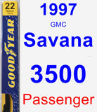 Passenger Wiper Blade for 1997 GMC Savana 3500 - Premium