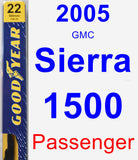 Passenger Wiper Blade for 2005 GMC Sierra 1500 - Premium