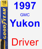 Driver Wiper Blade for 1997 GMC Yukon - Premium