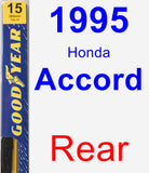 Rear Wiper Blade for 1995 Honda Accord - Premium