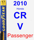 Passenger Wiper Blade for 2010 Honda CR-V - Premium