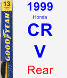 Rear Wiper Blade for 1999 Honda CR-V - Premium