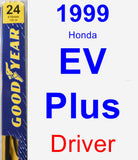 Driver Wiper Blade for 1999 Honda EV Plus - Premium