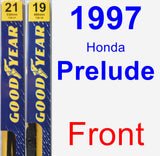 Front Wiper Blade Pack for 1997 Honda Prelude - Premium