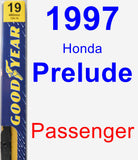 Passenger Wiper Blade for 1997 Honda Prelude - Premium