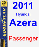 Passenger Wiper Blade for 2011 Hyundai Azera - Premium