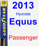 Passenger Wiper Blade for 2013 Hyundai Equus - Premium