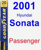 Passenger Wiper Blade for 2001 Hyundai Sonata - Premium