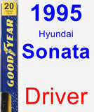 Driver Wiper Blade for 1995 Hyundai Sonata - Premium