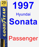 Passenger Wiper Blade for 1997 Hyundai Sonata - Premium