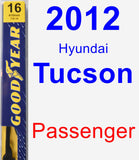 Passenger Wiper Blade for 2012 Hyundai Tucson - Premium