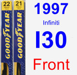 Front Wiper Blade Pack for 1997 Infiniti I30 - Premium