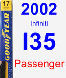 Passenger Wiper Blade for 2002 Infiniti I35 - Premium