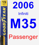 Passenger Wiper Blade for 2006 Infiniti M35 - Premium