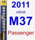 Passenger Wiper Blade for 2011 Infiniti M37 - Premium