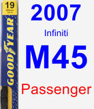 Passenger Wiper Blade for 2007 Infiniti M45 - Premium