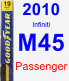 Passenger Wiper Blade for 2010 Infiniti M45 - Premium