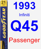 Passenger Wiper Blade for 1993 Infiniti Q45 - Premium