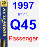 Passenger Wiper Blade for 1997 Infiniti Q45 - Premium