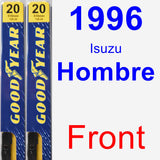 Front Wiper Blade Pack for 1996 Isuzu Hombre - Premium